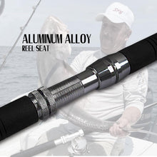 Load image into Gallery viewer, 7.5 Feet Glass Graphite Fishing Rod with Stainless Steel Roller Guides