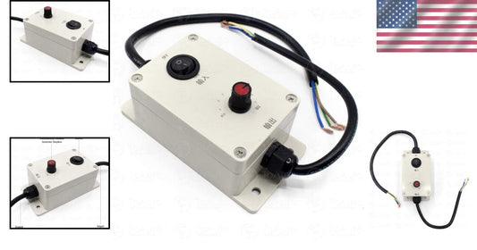 Adjustable AC Motor Speed Controller for Concrete Vibrators - Lightweight Design