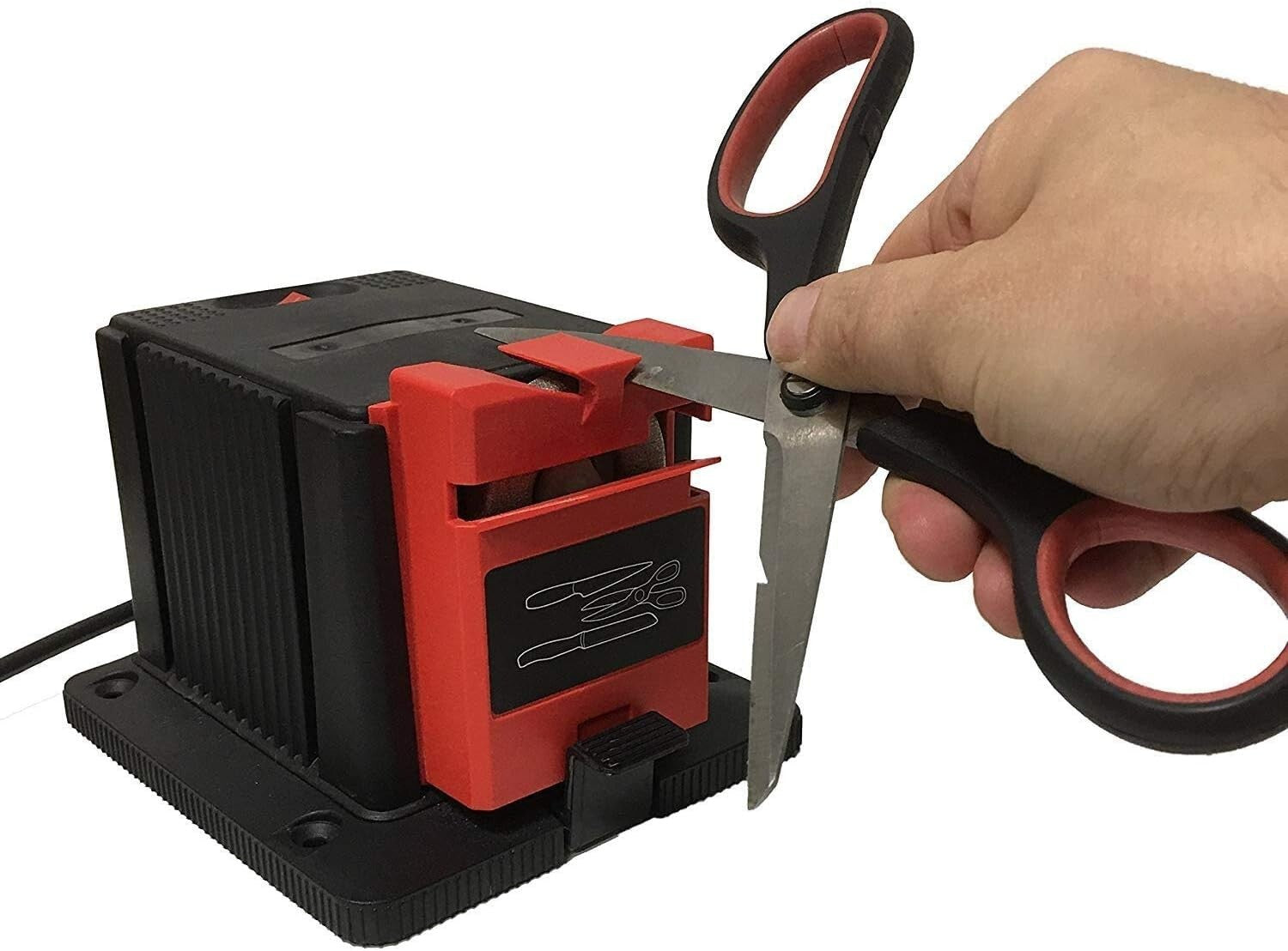 Electric Multifunctional Sharpener for Knives, Chisels & Drills - Compact Design