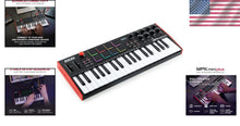 Load image into Gallery viewer, Professional USB MIDI Keyboard Controller with 8 Pads &amp; Sequencer for All Genres