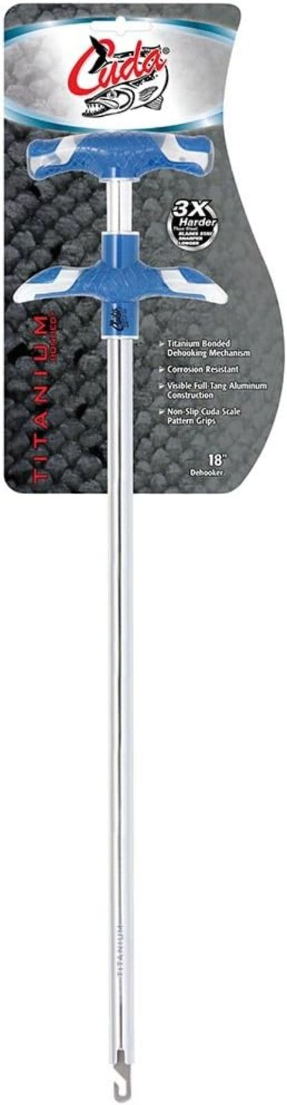 Corrosion-Resistant Fishing Hook Remover with Protective Sheath - 18-Inch