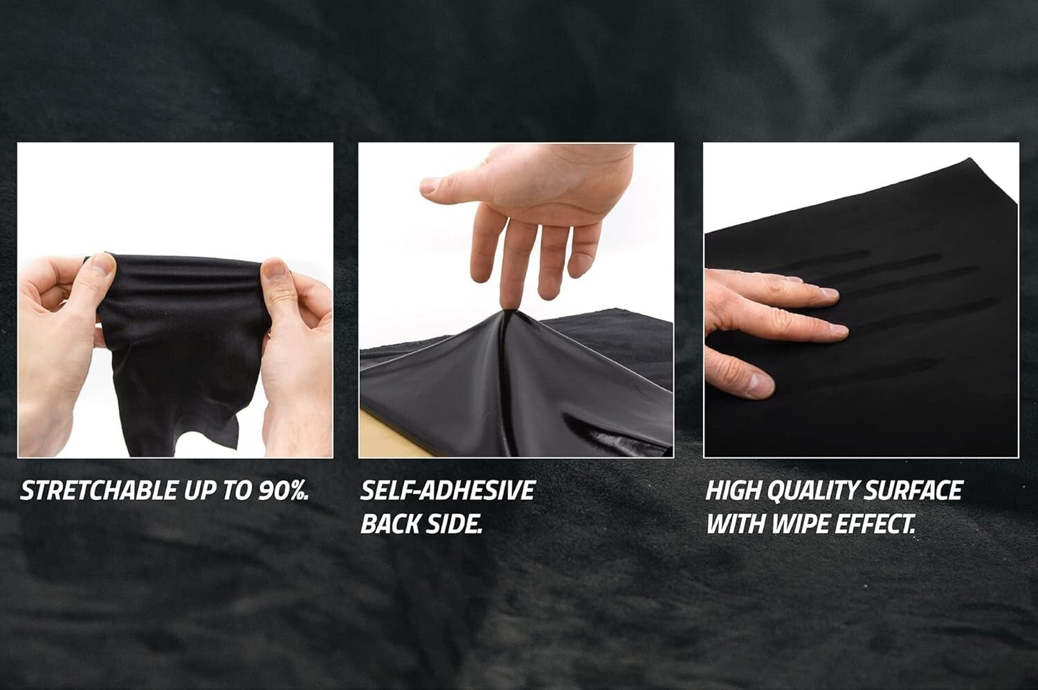 Self-Adhesive Microfiber Suede Wrap - Liightweight & UV-Resistant for Vehicles