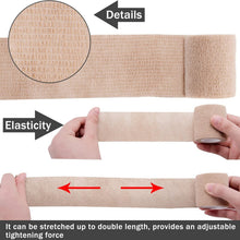Load image into Gallery viewer, Multi-Purpose 72 Roll Set of 2 Inch Self-Stick Bandage Wrap - Latex Material