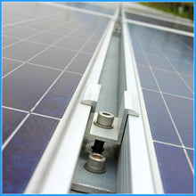 Load image into Gallery viewer, Durable 1.06 Inch Solar Panel Mid Clamps - Corrosion-Resistant Mounting Kit