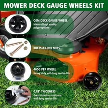 Load image into Gallery viewer, Professional Grade 8-Pack 5 Inch Lawn Mower Deck Wheels - Smooth Performance
