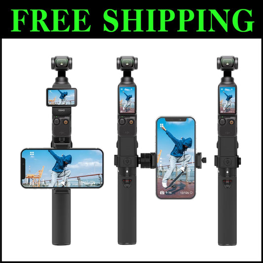 Lightweight Power Bank & Holder for DJI Osmo Pocket 3 - 4 Hour Battery Extension
