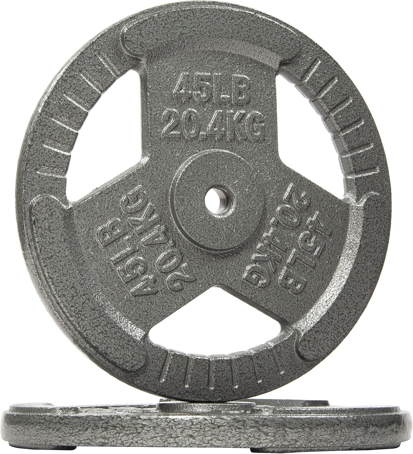 Durable Cast Iron Weight Plates for Strength Training - Olympic/Standard Sizes