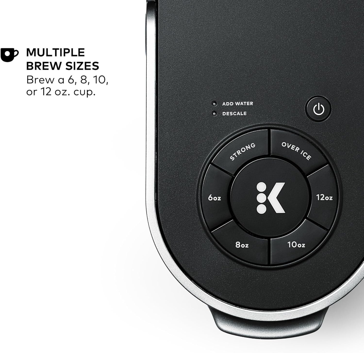 Innovative Single Serve Coffee Maker with Maintenance Alerts & Simple Controls