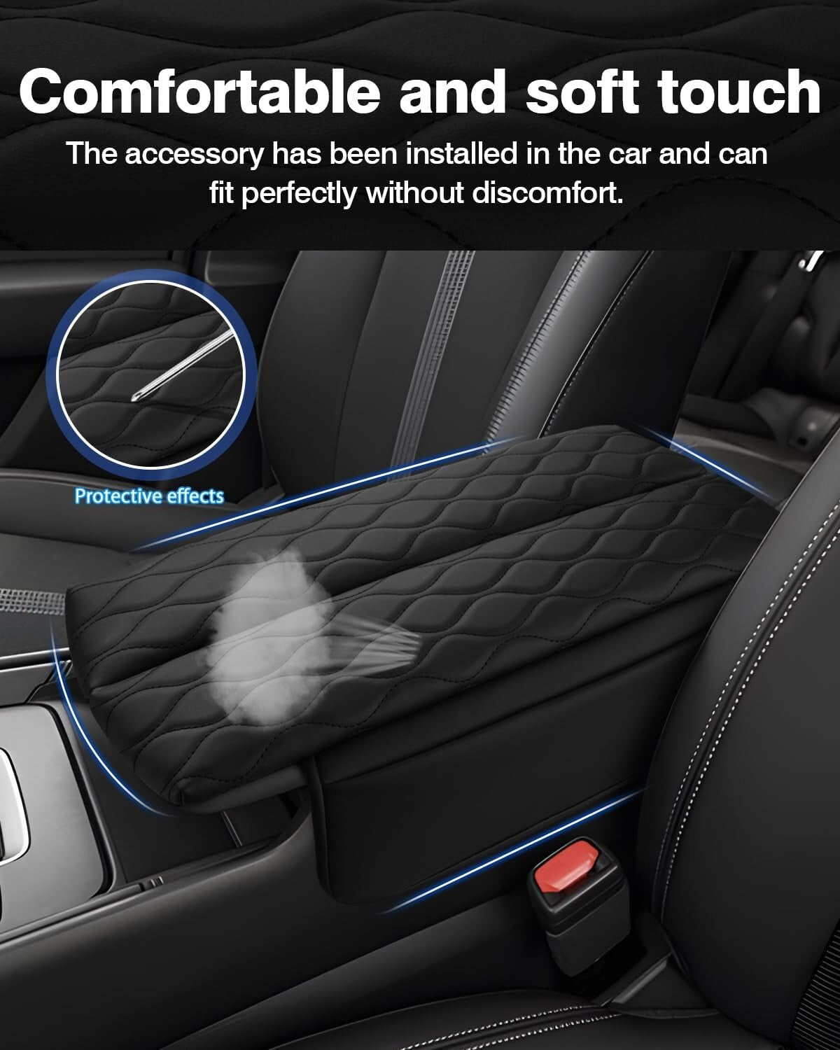 Custom Center Console Leather Cover for 2023-2025 Mazda CX-50 - Pockets Included