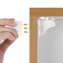 Load image into Gallery viewer, Efficient Childproofing: 12 Adhesive Magnetic Locks &amp; 2 Key System for Cabinets
