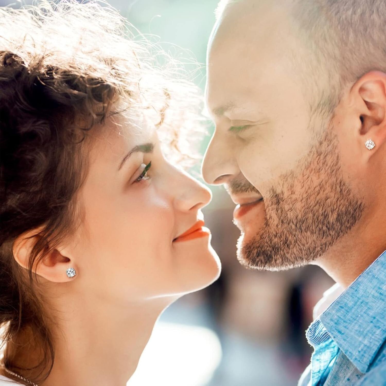 Versatile Moissanite Screw Back Earrings 3-10mm - Perfect Gift for Any Occasion