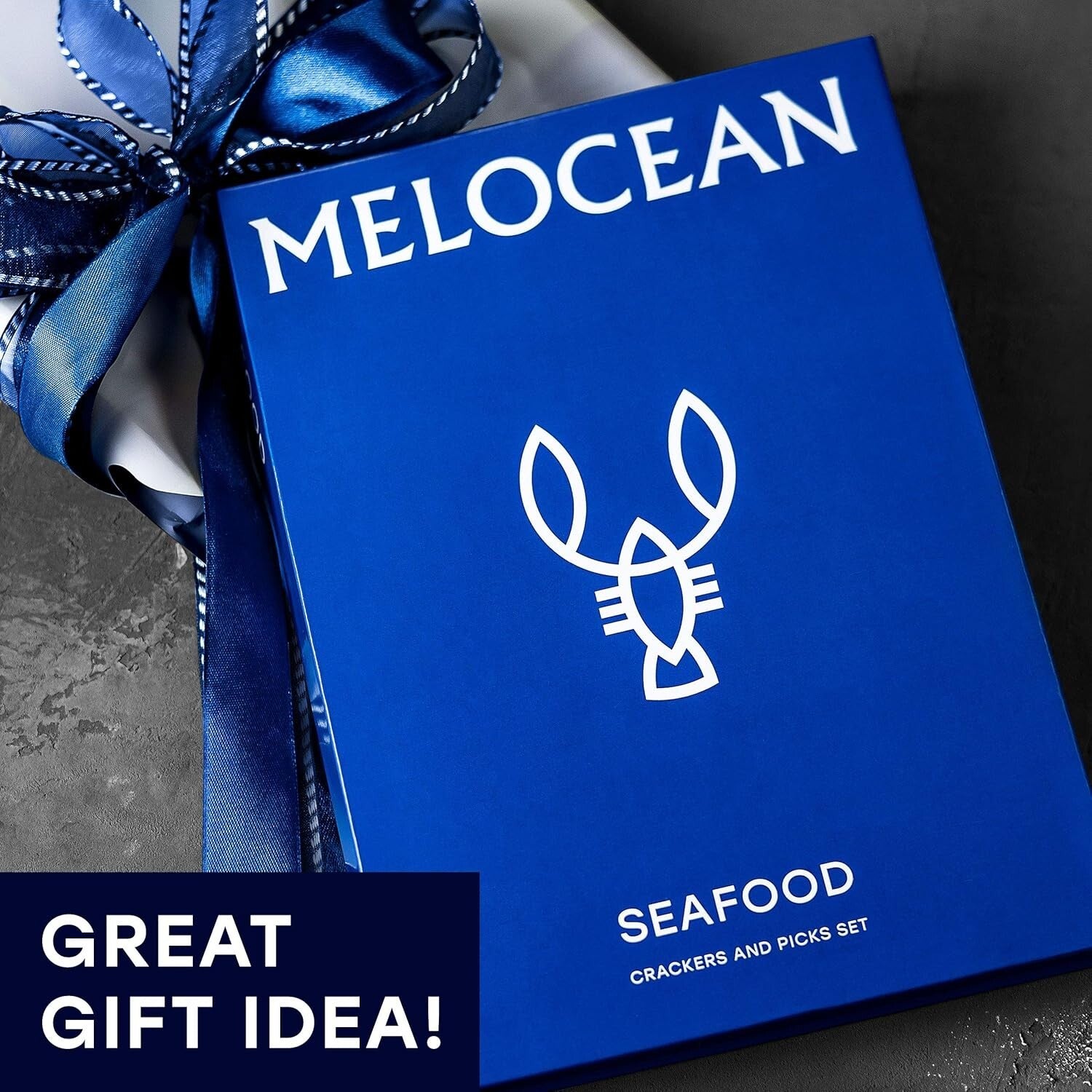 Durable Crab Crackers & Forks Set - Stainless Steel Seafood Tools - Gift Box