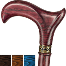 Load image into Gallery viewer, Luxury Hardwood Oak Walking Cane - Adjustable for Height, FSA/HSA Eligible