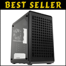 Load image into Gallery viewer, Versatile Micro-ATX Case with Edge-to-Edge Glass &amp; Efficient Cable Management