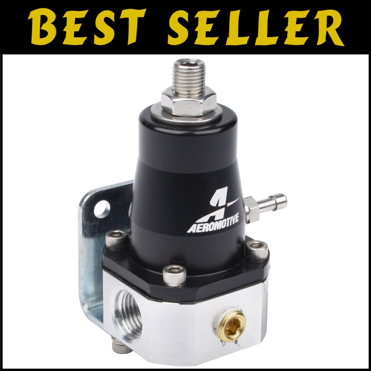 Lightweight Adjustable Fuel Pressure Regulator - Supports 1000 HP, AN-06 Ports
