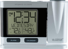 Load image into Gallery viewer, Stylish Atomic Projection Clock with Temperature Display for Effortless Viewing