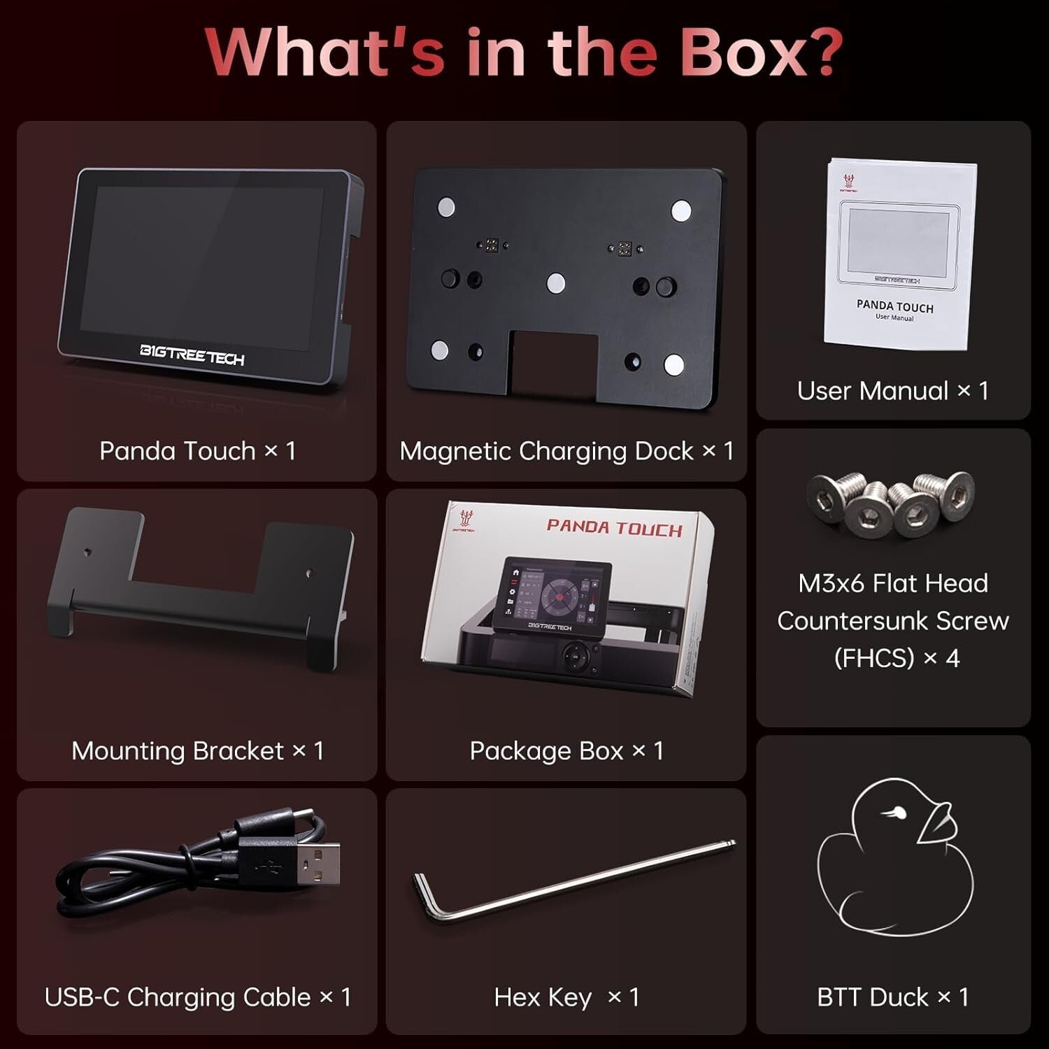 BIGTREETECH Panda Touch V1.0: Intuitive Touchscreen for 3D Printing Mastery