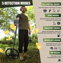 Load image into Gallery viewer, Sturdy Waterproof Metal Detector for Treasure Hunting: Adjustable 19"-59" Length