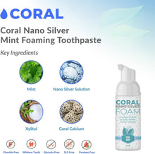 Load image into Gallery viewer, Effective Fluoride-Free Foaming Toothpaste with Nano Silver - Family 4oz Pack