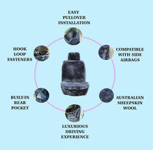 Load image into Gallery viewer, Genuine Furry Shearling Seat Covers for Cars - Winter Warmth and Summer Cool
