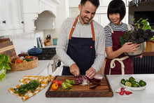 Load image into Gallery viewer, Functional 20x15 in Walnut Cutting Board with Juice Groove for Hassle-Free Prep