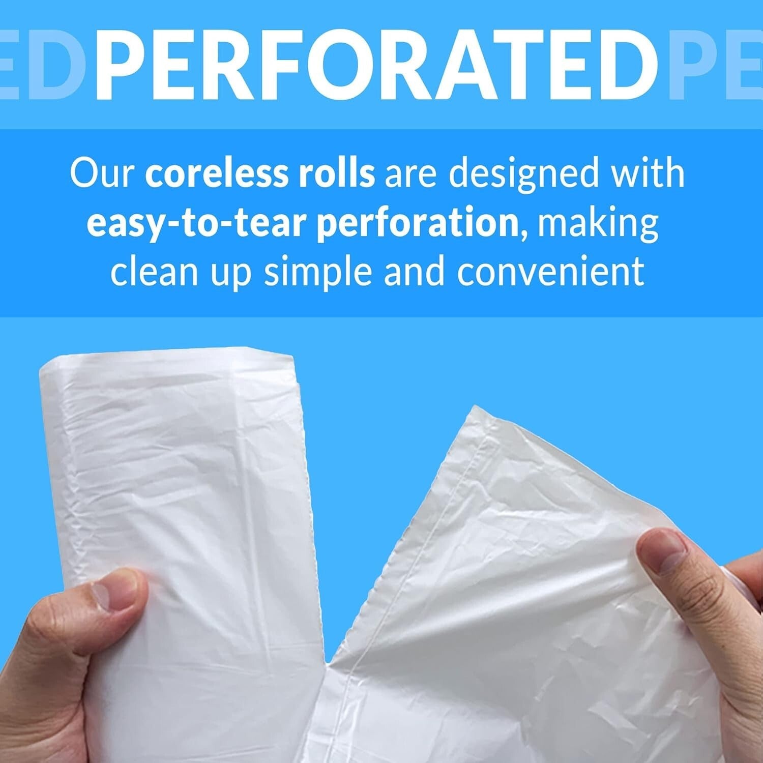 Clear Multi-Use Trash Bags - 2000 Count, Perfect for Small Bins & Clean Ups