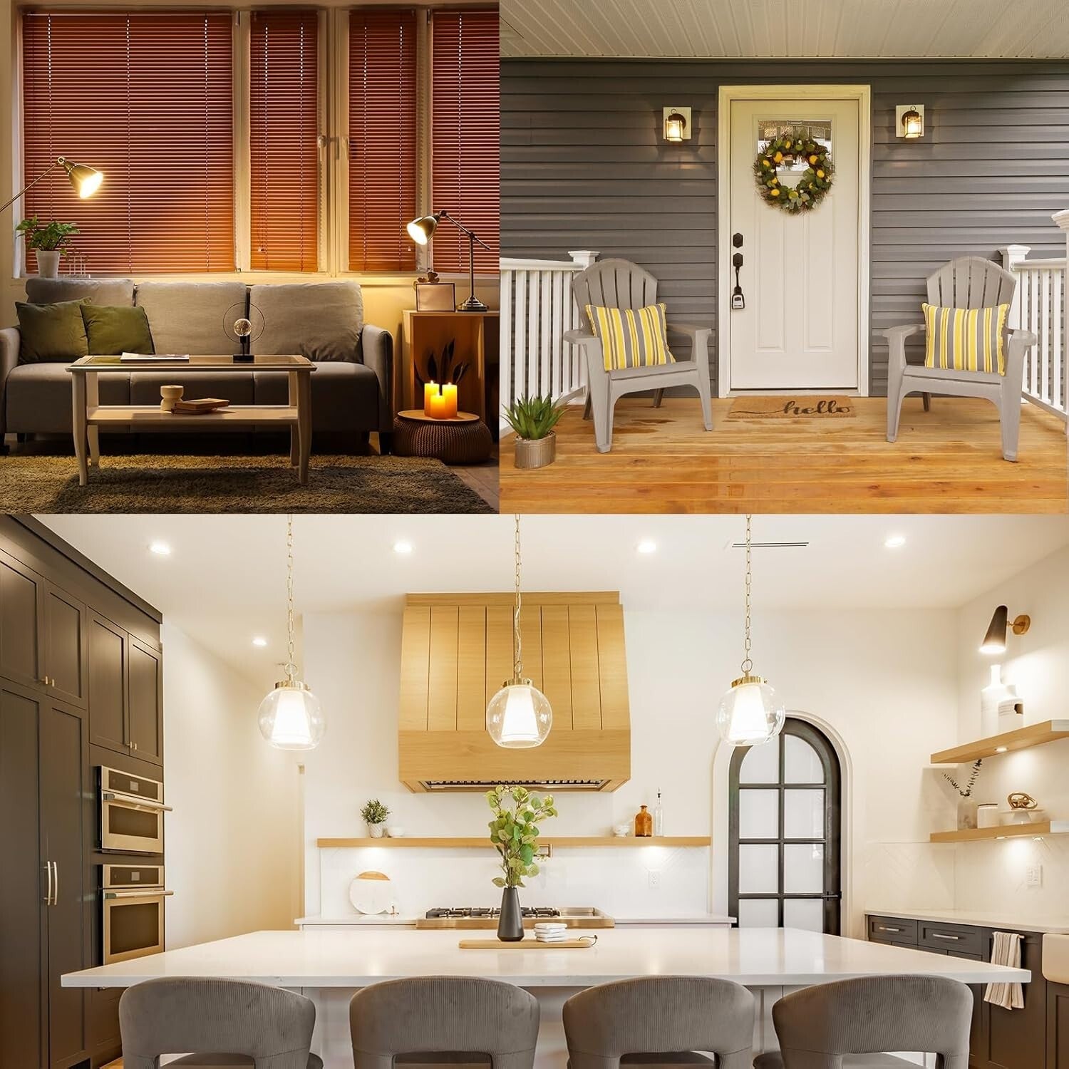 Dimmable Vintage Edison LED Bulbs 60W Equivalent, Soft White Lighting, Pack of 6