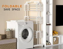 Load image into Gallery viewer, 4-Tier Clothes Drying Rack with Castors - Stable, Rust-Resistant, and Durable