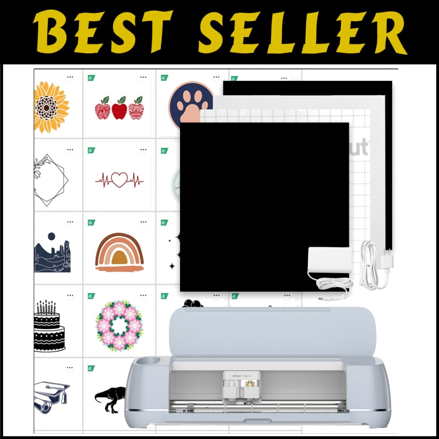 Blue Maker 3 Cutting Machine Bundle - Automatic, High Power, 12 ft Cutting