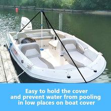 Load image into Gallery viewer, Telescoping Boat Cover Support Pole with Webbing Straps - Waterproof Protection