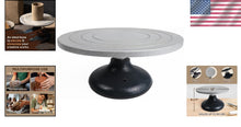 Load image into Gallery viewer, 12-Inch Heavy-Duty Pottery Wheel with Non-Slip Base for Artistic Precision
