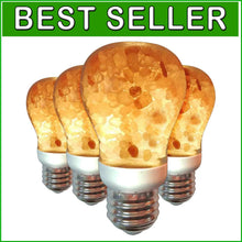 Load image into Gallery viewer, Patent Design LED Mood Lighting Bulbs - 60W Equivalent Himalayan Salt, 4 Pack