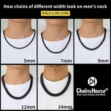 Load image into Gallery viewer, Stainless Steel Men's Cuban Link Chain - Stylish Gold-Plated Hip Hop Jewelry