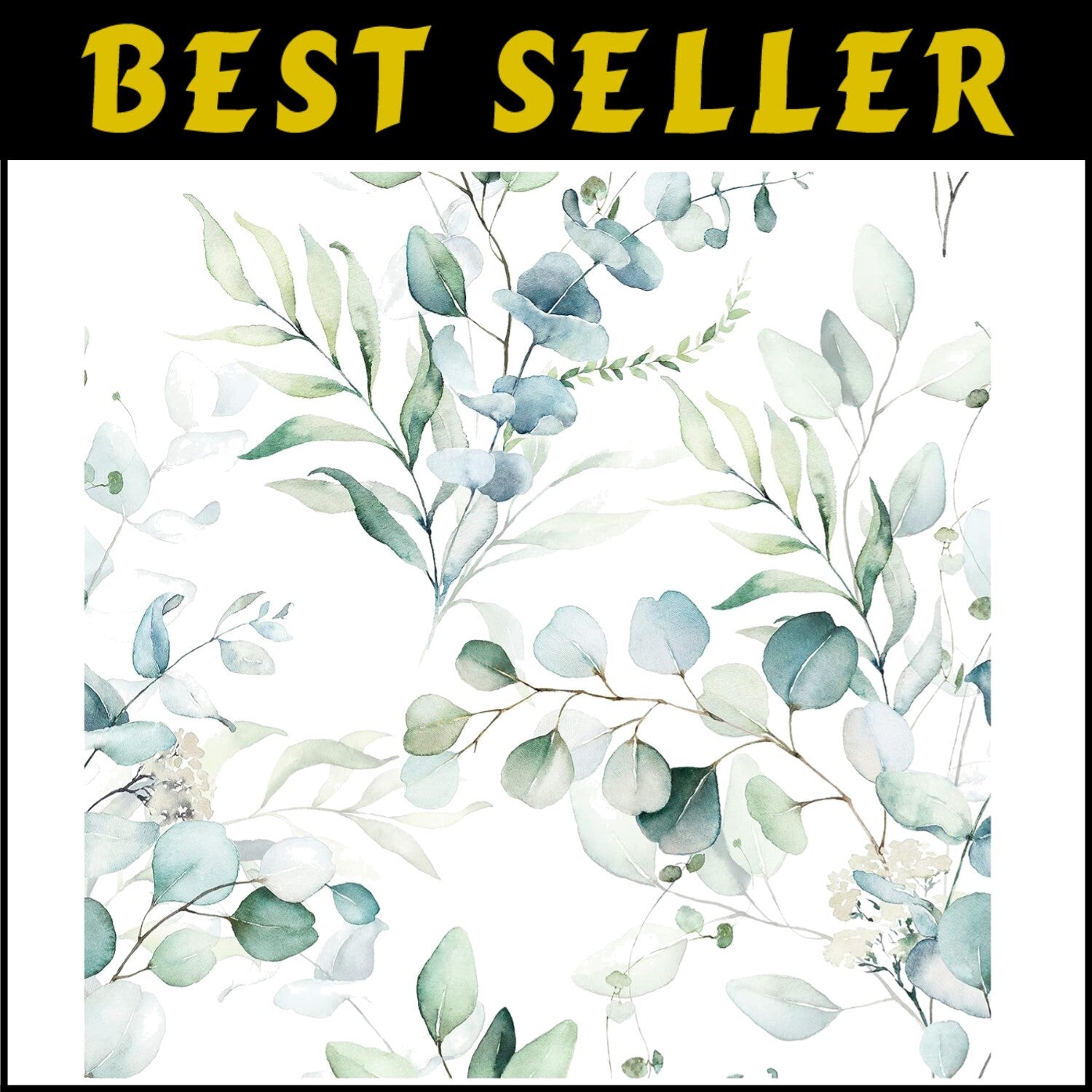 Transform Your Space with Eucalyptus Floral Peel and Stick Wallpaper 48.5 sq ft