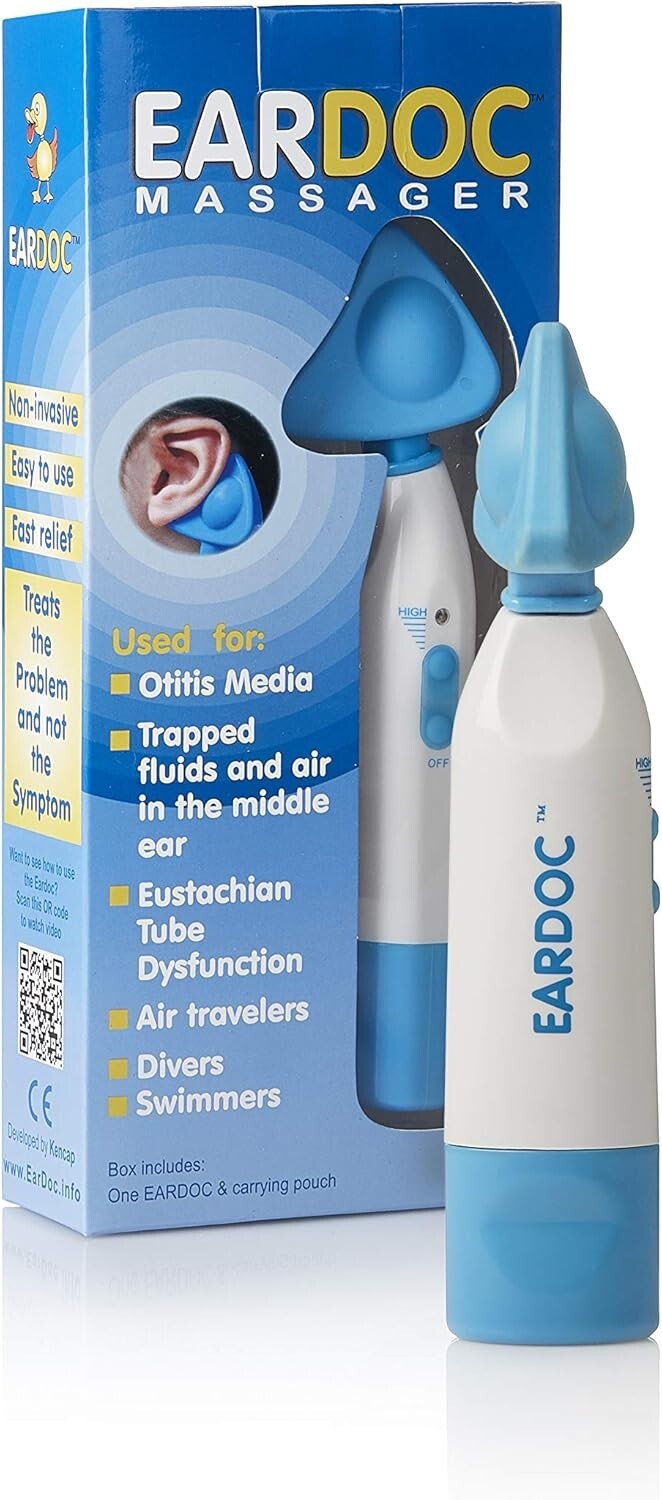 EARDOC Pro: 10-Speed Ear Pain Relief & Infection Treatment Device, FDA Approved