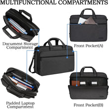 Load image into Gallery viewer, Professional 18-Inch Expandable Laptop Case - Water-Resistant, Multi-Pocketed