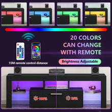 Load image into Gallery viewer, Stylish 51" LED TV Stand with Ample Storage Drawer for Media Organization