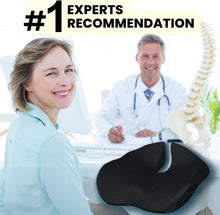 Load image into Gallery viewer, 30% Larger Office Chair Cushion - Portable Memory Foam for Pain Relief &amp; Comfort