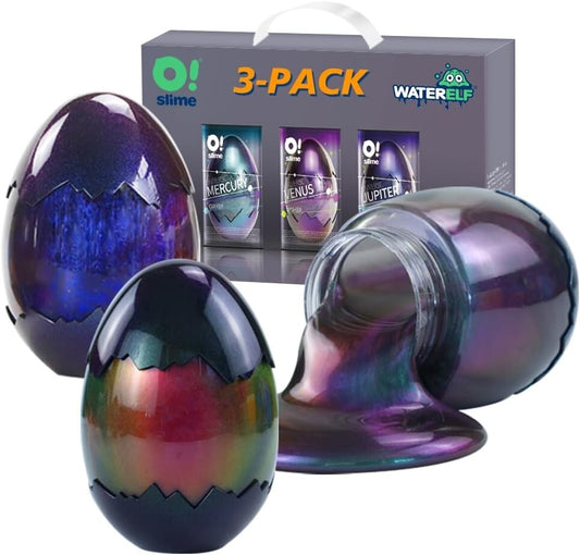 Big Galaxy Slime Set - 3Pcs Easy-to-Play Colorful Slime for Sensory Fun & Gifts