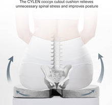 Load image into Gallery viewer, U-Shaped Cutout Memory Foam Cushion for Tailbone Pain Relief - Machine Washable