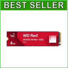 Load image into Gallery viewer, Enhance Your NAS with 4TB WD Red SN700 NVMe SSD - Superior Speed &amp; Endurance