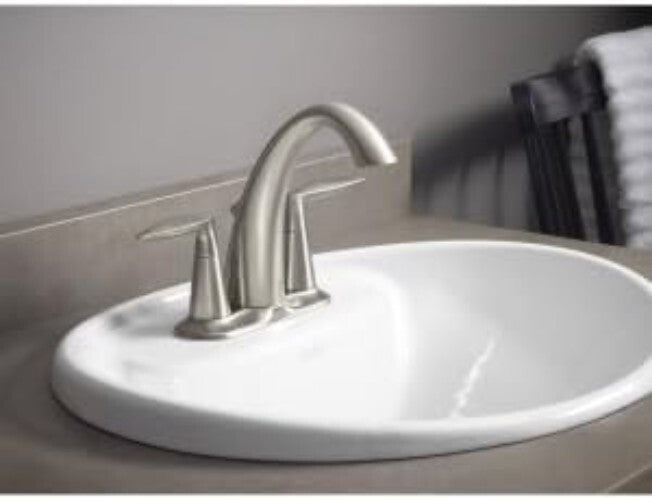 Elegant 2-Handle Bathroom Sink Faucet in Polished Chrome - WaterSense Certified