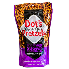 Load image into Gallery viewer, Indulge in Dot's Cinnamon Sugar and Honey Mustard Pretzel Twists - Snack Delight