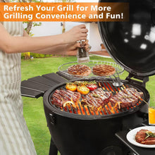 Load image into Gallery viewer, Versatile 19.5” Grill Grate for Kamado Grills - Professional Searing Marks