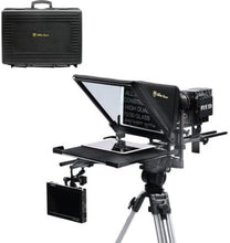 Load image into Gallery viewer, Versatile Teleprompter for Tablets &amp; Smartphones – 17" Adjustable Beam Splitter
