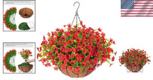 Load image into Gallery viewer, Maintenance-Free Artificial Bougainvillea Flower Basket for Year-Round Beauty