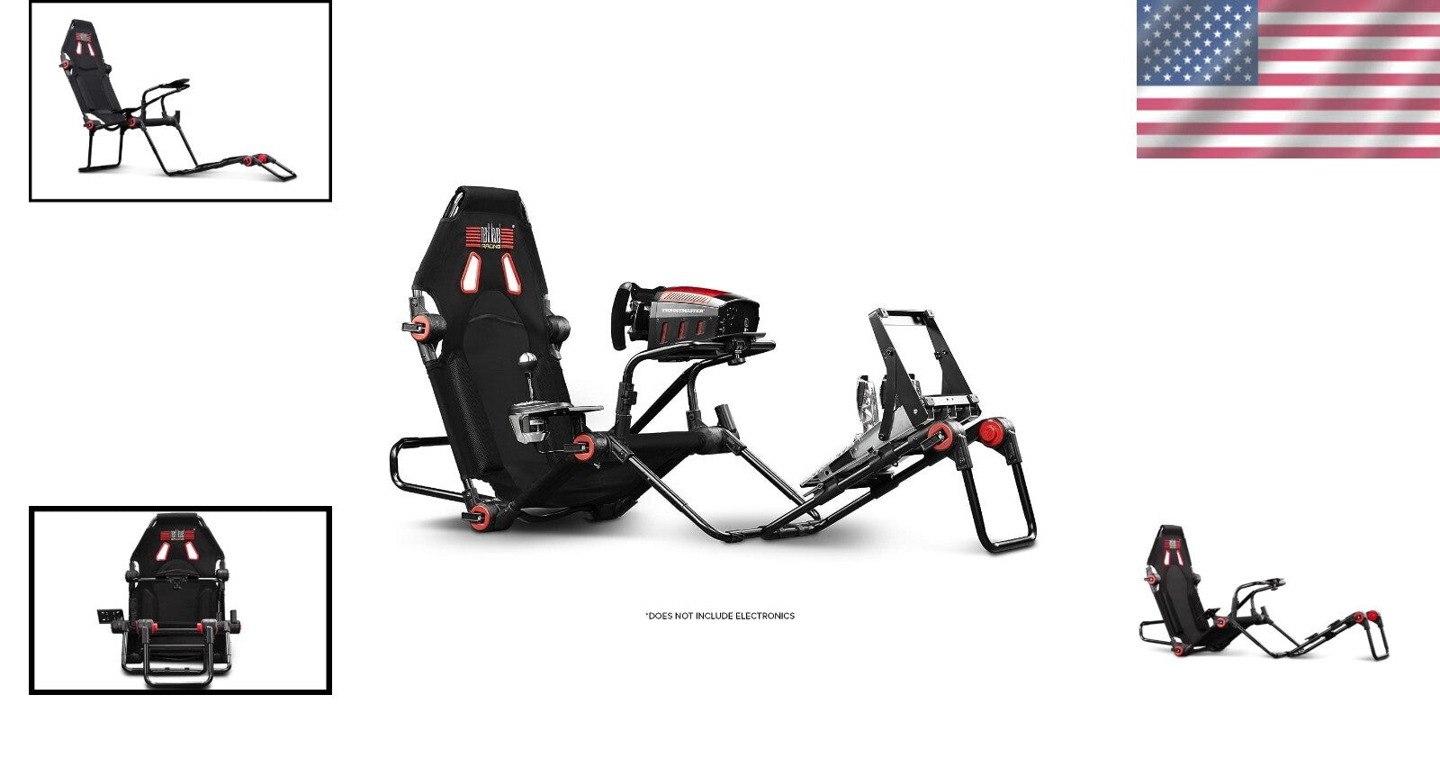 Portable F-GT Lite Foldable Racing Simulator - Ultimate Comfort & Durability