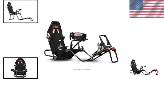Portable F-GT Lite Foldable Racing Simulator - Ultimate Comfort & Durability