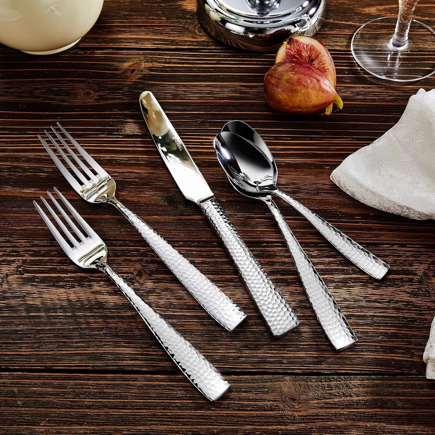 Elegant 65-Piece Premium Stainless Steel Flatware Set - Comfort & Durability