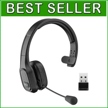 Load image into Gallery viewer, Comfortable Bluetooth Headset with Dual Device Connection &amp; Noise Cancellation